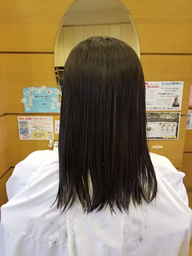 結べるギリギリの長さってどれくらい？実際にカット！まとめ髪も出来る埼玉県美容室