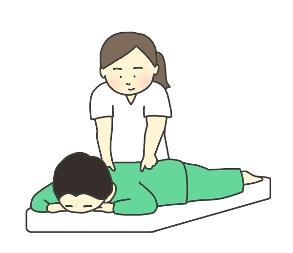 足つぼ・マッサージのイラスト カラー子供と動物のイラスト屋さん わたなべふみ