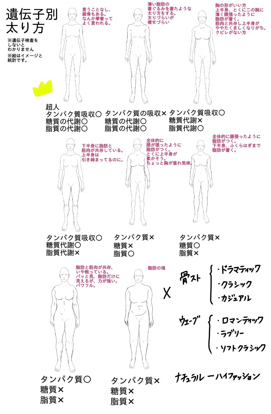 骨格チェック なぜあの人は食べても太らないの？太りやすい人・太りにくい人の骨格の違い - YouTube