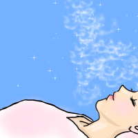 エステのマッサージで顔がスッキリした女性のイラスト - 無料イラストのIMT 商用OK、加工OK