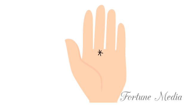 手相 これはスター線でしょうか？中指と薬指の間にスター線のようなもの- Yahoo!知恵袋