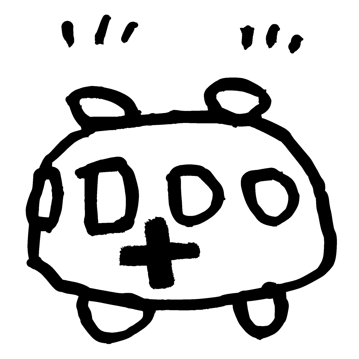 横から見た救急車 カラー イラスト