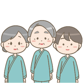 病院＆医療：対面診療04フリーイラスト素材 「趣味で作ったイラストを配るサイト」