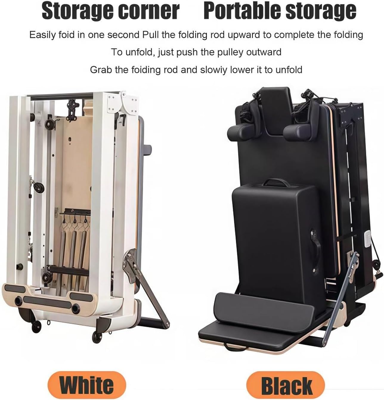 楽天市場 MJDIVA 折りたたみ式 ピラティスマシン リフォーマー ピラティス トレーニング 姿勢改善 エクササイズ 家庭用 業務用 キャフォーマーキャデラック バレル チェアー 大量発注可能 送料別途配送要相談、引き取り可、全国配送可 ヨガ パーソナルジム