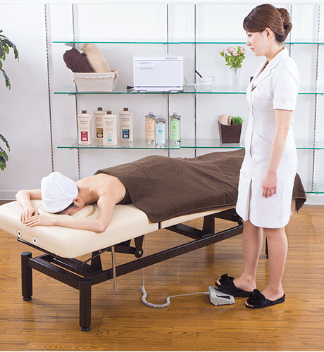 高さが低いフロアーベッド・床・マット・折りたたみマッサージベッド もみ太郎Pro