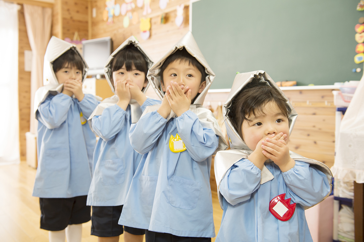 西神戸YMCA保育園ブログ: 避難訓練の様子