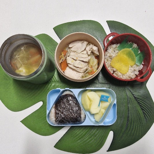 スープジャー弁当 ダイエット中のランチに！オートミール中華雑炊