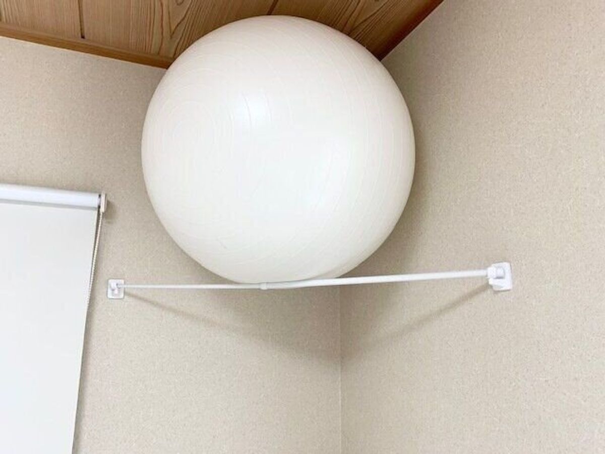 ダイソーのバランスボールと空気入れが口コミ通りコスパ最強だった！Hirosyland