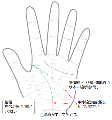手相の線が濃い、薄い – 認定NPO法人神戸国際占術協会