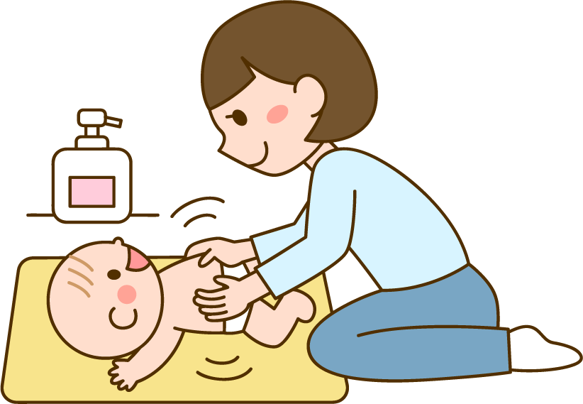 フェイシャルマッサージの無料イラストフリーイラスト素材集 ジャパクリップ