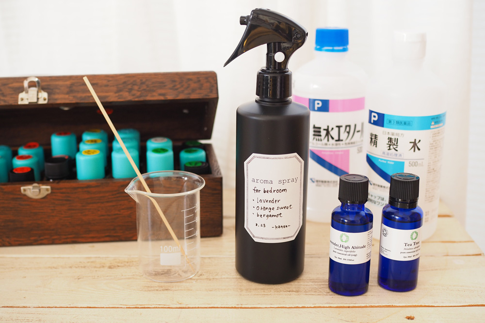 簡単！アロマスプレーの作り方・基本のレシピ基本レシピアロマと暮らすエッセンシャルオイル 精油・アロマオイル の通販ならフレーバーライフアロマと暮らす