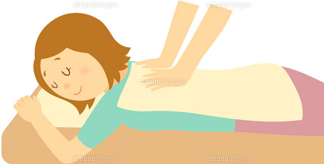 マッサージ 鍼灸 整体 整骨のイラスト無料素材