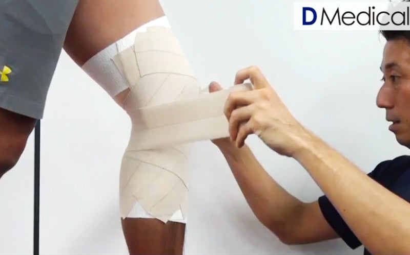 膝 ひざ: 膝 ひざ の前十字靭帯のテーピングテーピング 巻き方バトルウィン™