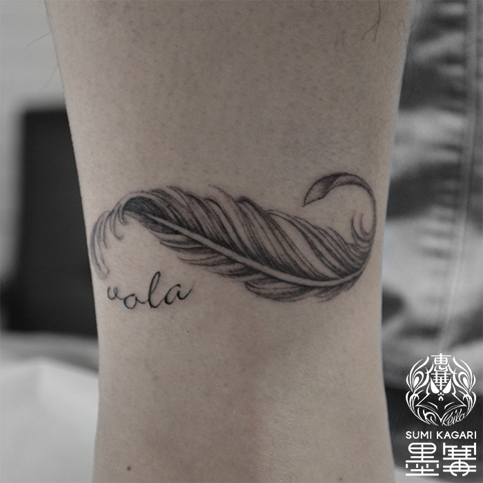 羽のタトゥー ☆ 2種東京タトゥーのお店 恵華と刺青な日々 ・Ｈ・