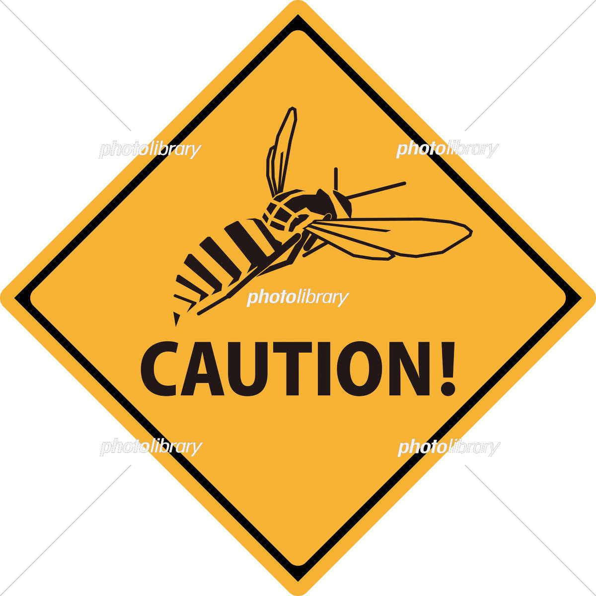 ☆養蜂_07☆看板 ハチ注意 ミツバチ 20250422 内祝 西海岸 ポスター 店舗什器 ステッカ