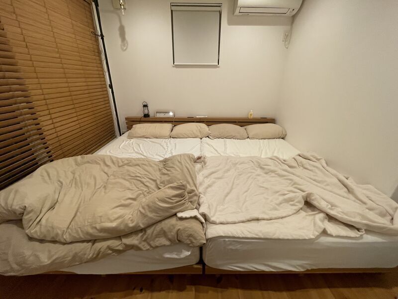 畳ダブルベッド WB-7727D 幅150×奥行216×高さ52.5 67.5 72.5×床面高12.5 27.5 32.5cmhgs-3000004368 畳ベッド ベッド 送料無料 北欧 モダン 家具 インテリア ナチュラル テイスト 新生活 オススメ おしゃれ 後払いダブルベッドは何畳から？3〜10畳のレイアウトを紹介