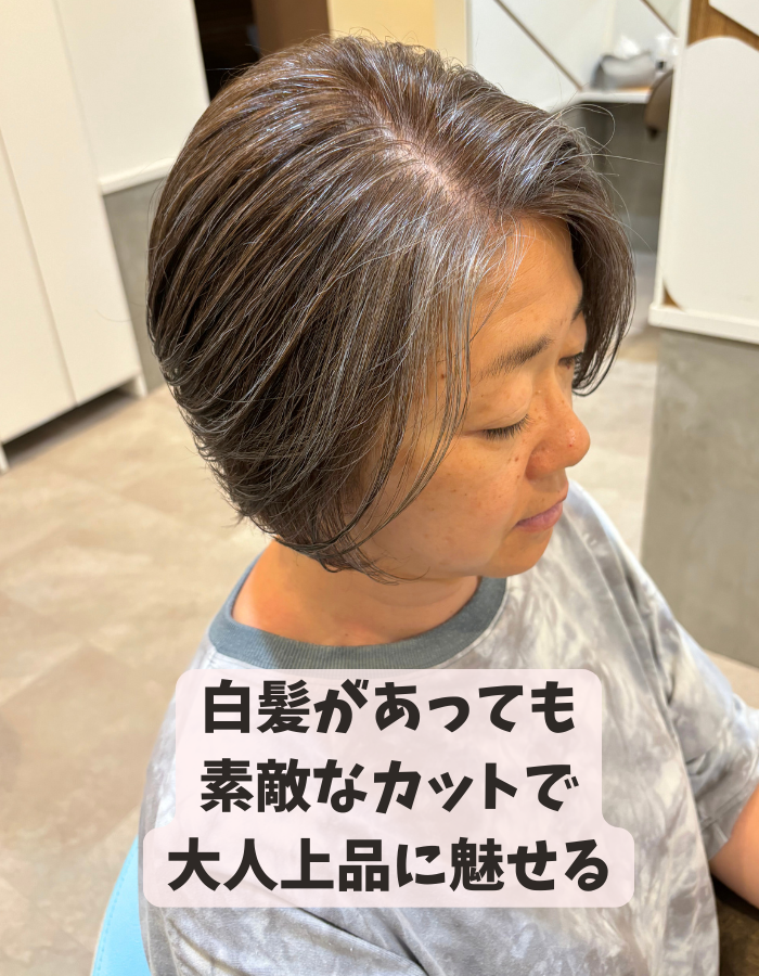 50代白髪が目立たないヘアカラー！アッシュ、ベージュ、グレージュヘアカラーリングLICOLO - 髪から自分を好きになる