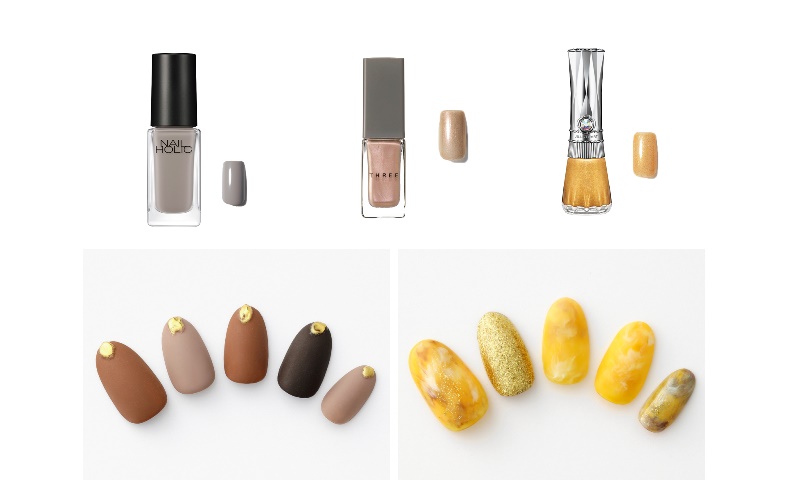 キャーッ🙈💕 びっくりしたぁ！ 思わず両手で口を押さえちゃった！😳新しいネイル💅、手は落ち着いたブルーグレー、足は深緑×ゴールドで秋らしく🍁 どっちも可愛くてお気に入り😍ネイルセルフネイルネイルデザイン手ネイル足ネイルペディキュアブルー