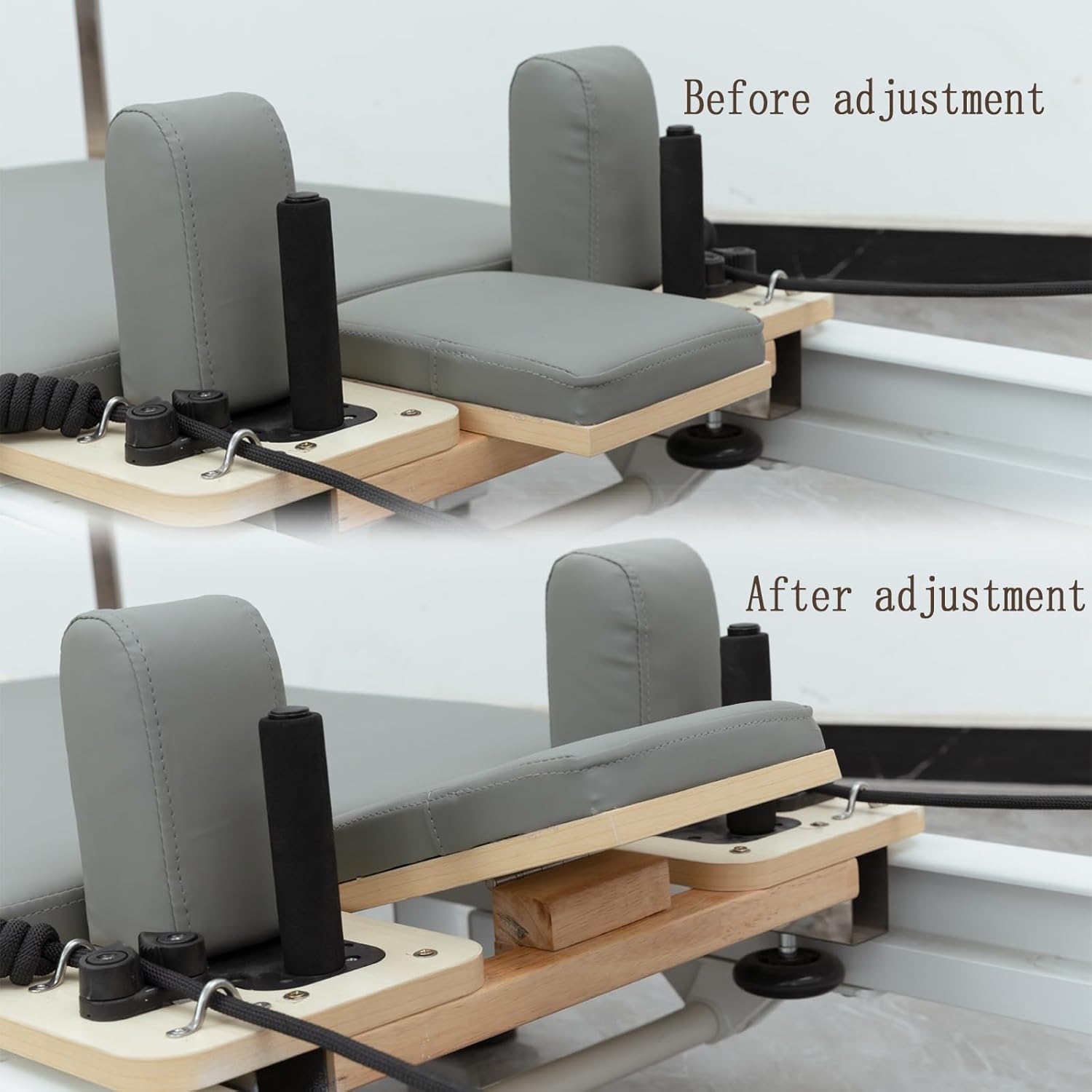 折りたたみ式ピラティスリフォーマー ポータブルピラティス機器 自宅でのトレーニング用 多機能ピラティスリフォーマーマシン リフォーマピラティスリフォーマー機器ボード - 6イン1ポータブル折りたたみ式リフォーマーマシンキット ホームワークアウト ピラティス