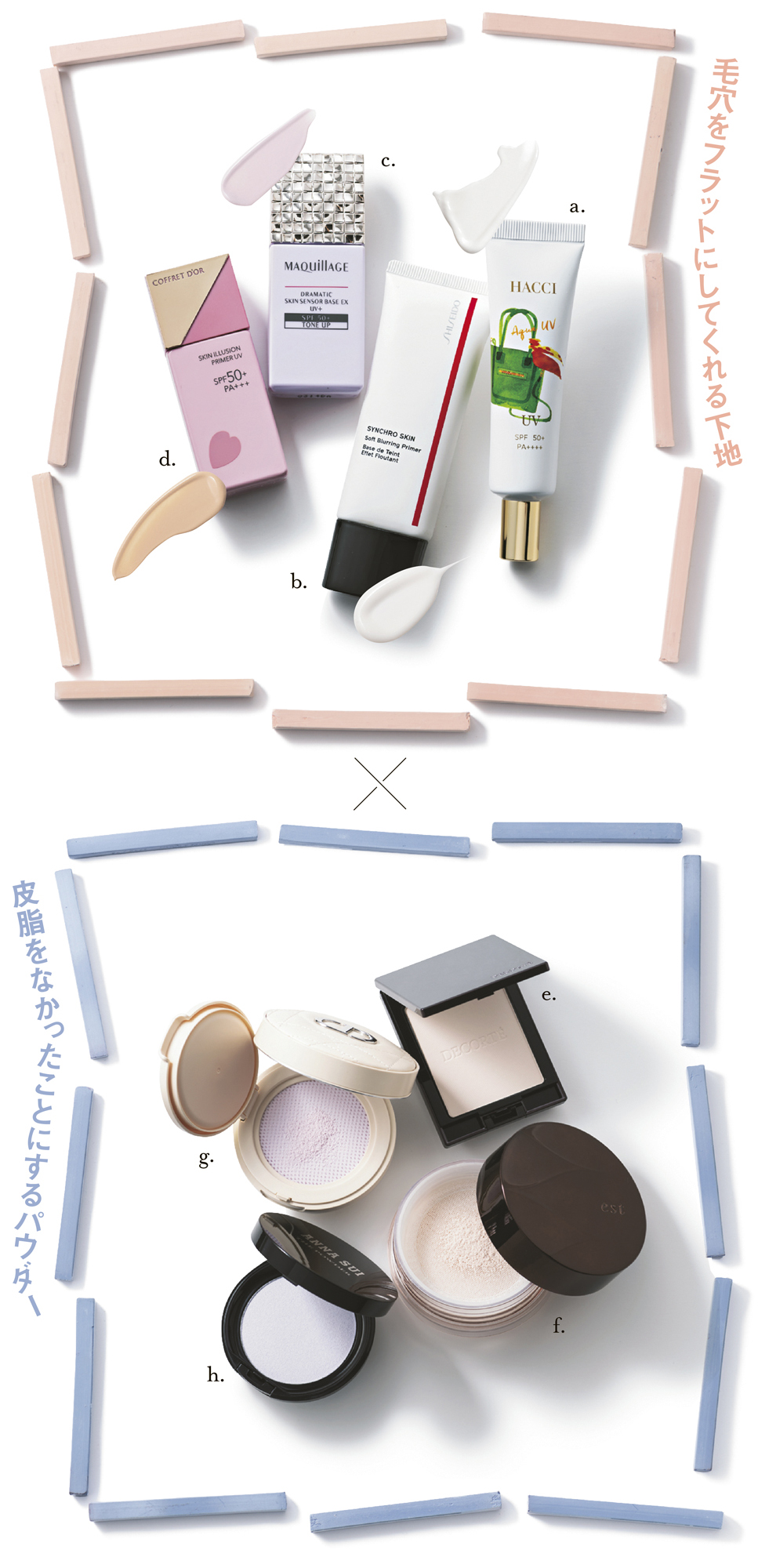 新品 クレドポー ボーテ スティックファンデーション オークル&下地 2点 人気の下地×ファンデ 最強の組み合わせ20連発！クレドポーボーテ、ポール＆ジョーetc. 神ベースメイクを発掘！ 美容メディアVOCE ヴォーチェ