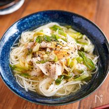 風邪時にやさしいぽかぽか煮麺