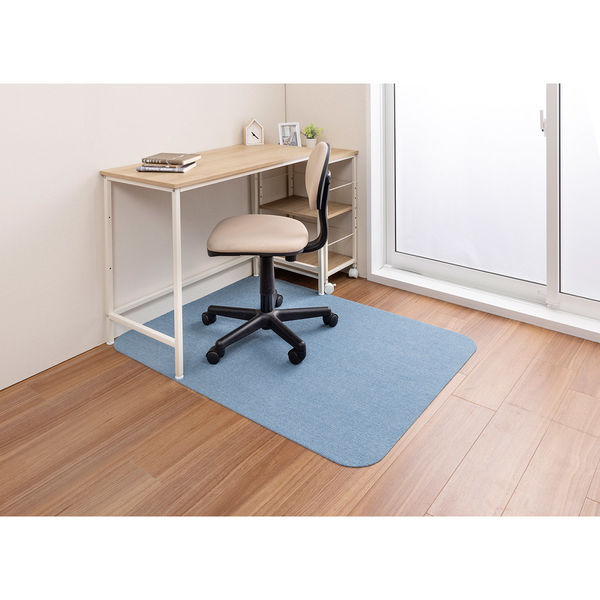 チェアマット おすすめ ずれない インテリア 北欧 在宅 おくだけ吸着 デスク足元マット ロング サンコー – 三幸商店