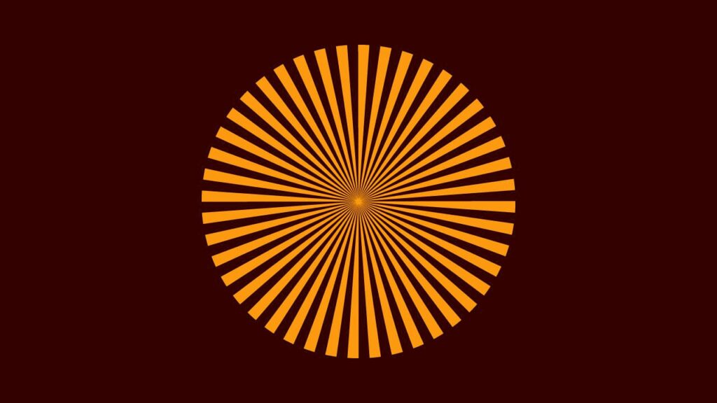 Illustratoriで放射状背景を作成する方法tamatuf