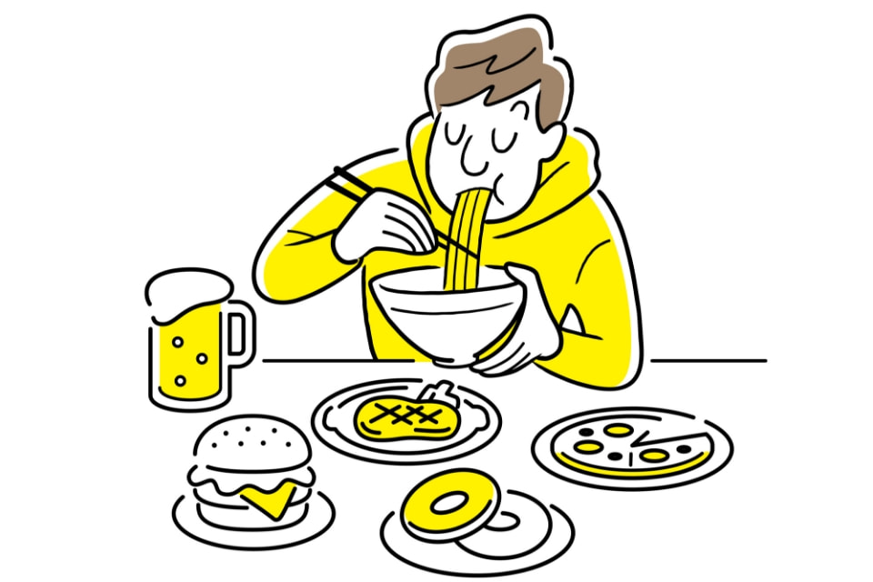 自分へのご褒美として「不健康な食事」を取ると脳の認知機能に影響が出るとの研究結果 - GIGAZINE