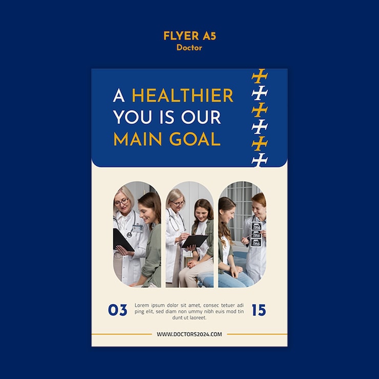 A2ポスター医療・福祉の無料デザインテンプレート印刷のラクスル