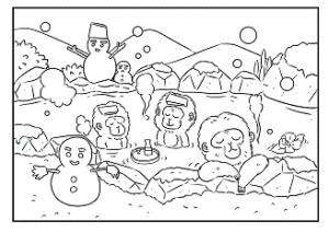 冬の塗り絵素材一覧ＭＹ介護の広場