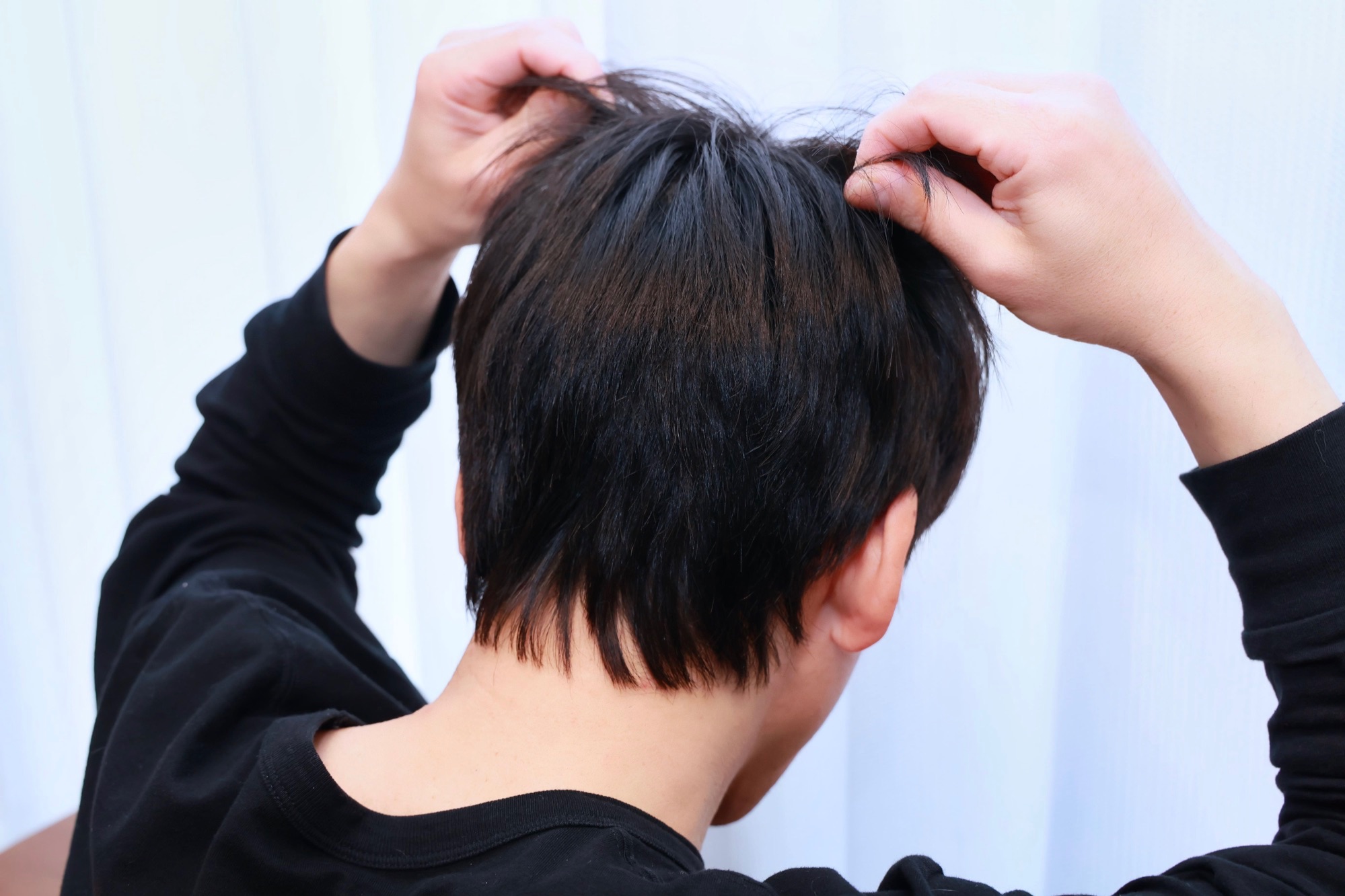 高校生です。このつむじは普通ですか？つむじ周りの髪の毛が他の- Yahoo!知恵袋