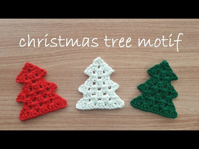 How to crochet Christmas Tree 100均材料で作るかぎ針編みクリスマスツリ