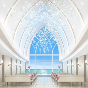 ザ・ヨミタンリゾート アクアグレイス・チャペルワタベウェディングで結婚式結婚式場を探すならハナユメ