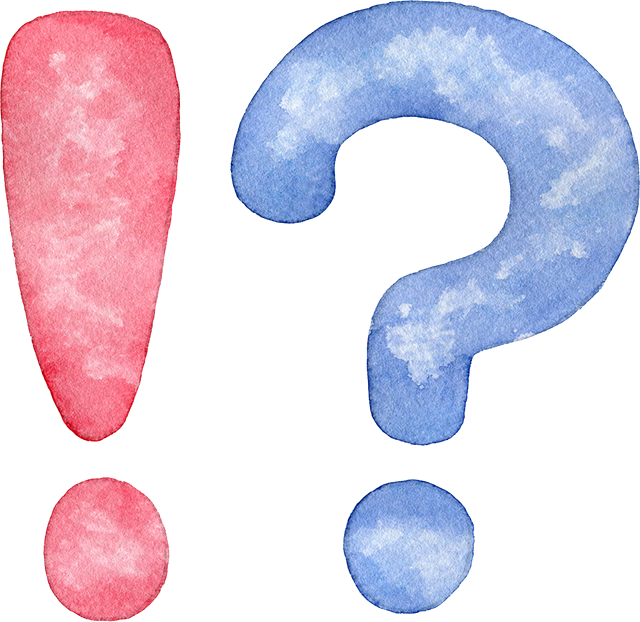 が勝手に逆疑問符