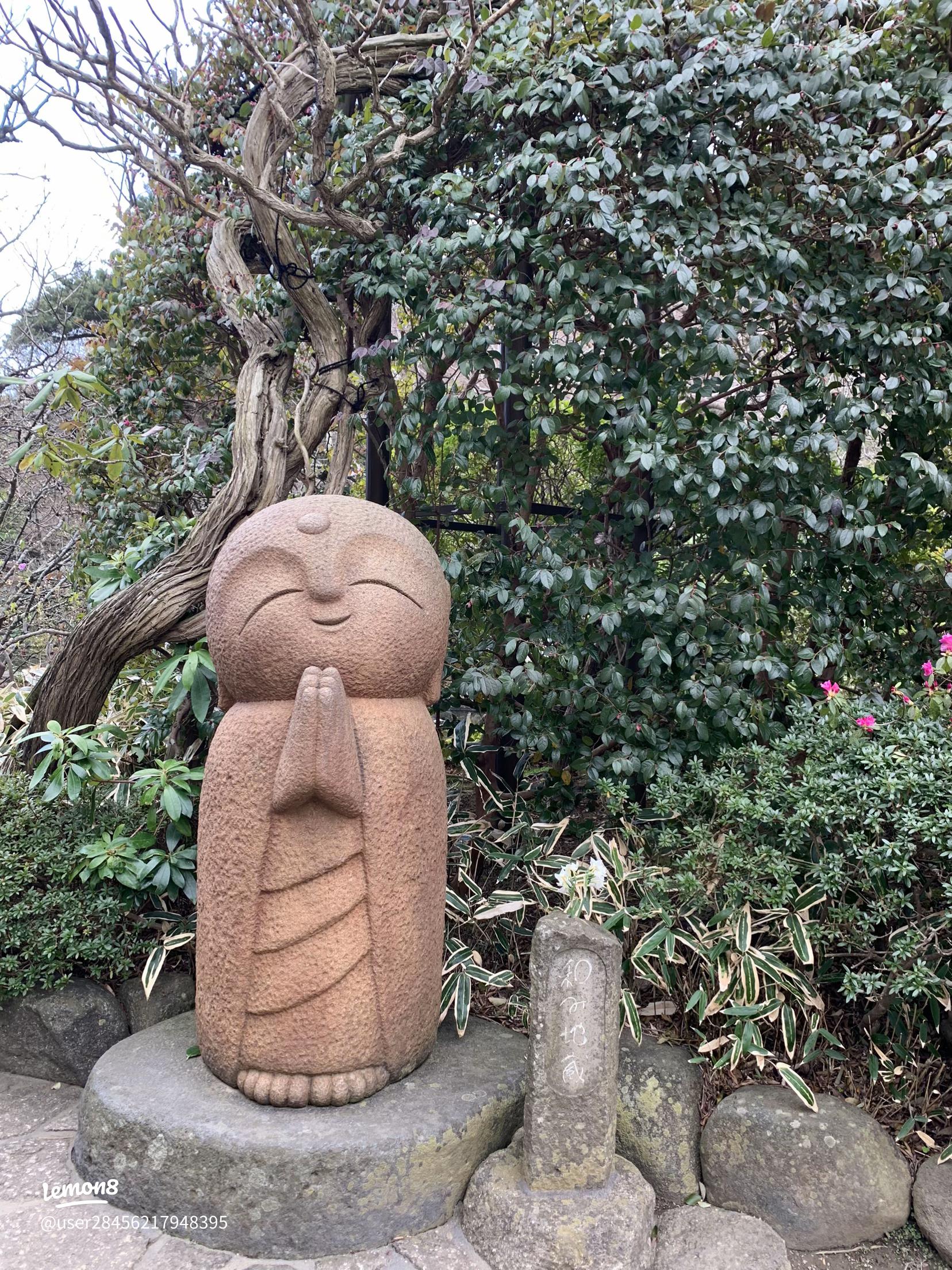 和み地蔵・良縁地蔵。鎌倉長谷寺鎌倉トリップ日帰りで紅葉の鎌倉へ
