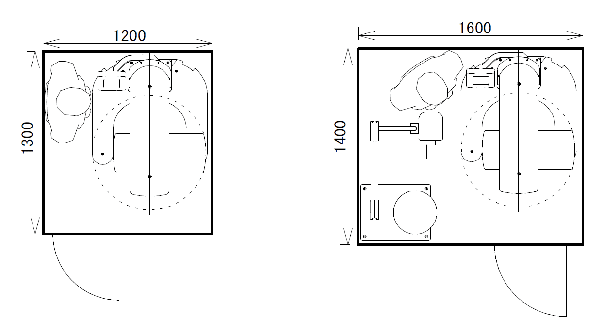 レントゲン室 瀬尾建築設計事務所 一級建築士事務所 医院開業 クリニックの設計・施工管理 大阪 兵庫 奈良