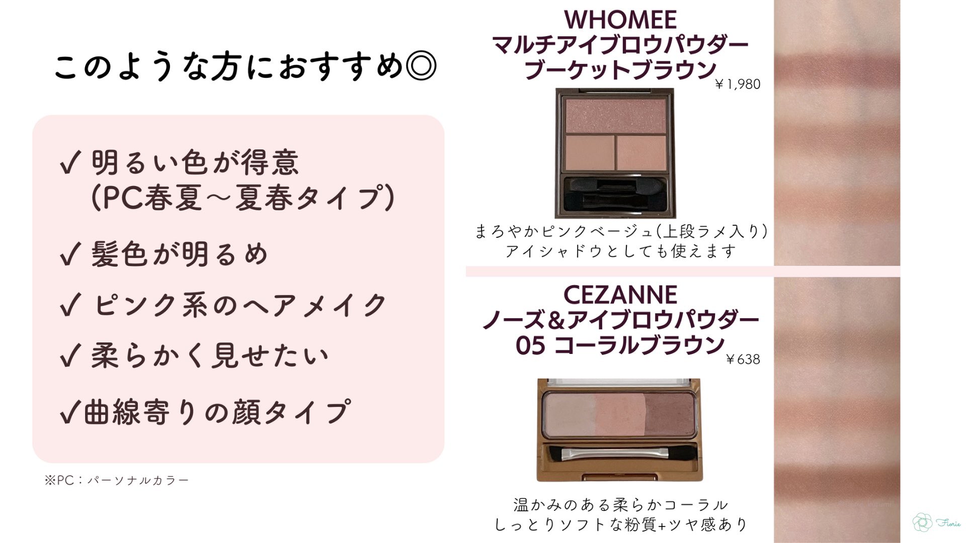 ぴよ on LIPS 「セザンヌのノーズ＆アイブロウパウダーから新色が登場🙌🏻絶妙ピンクブラウン♡」LIPS