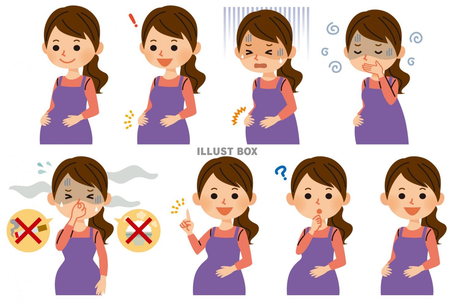 マイナビ子育て「妊娠中のホルモンバランス」イラスト制作 – アスタリスクのイラスト実績カタログ