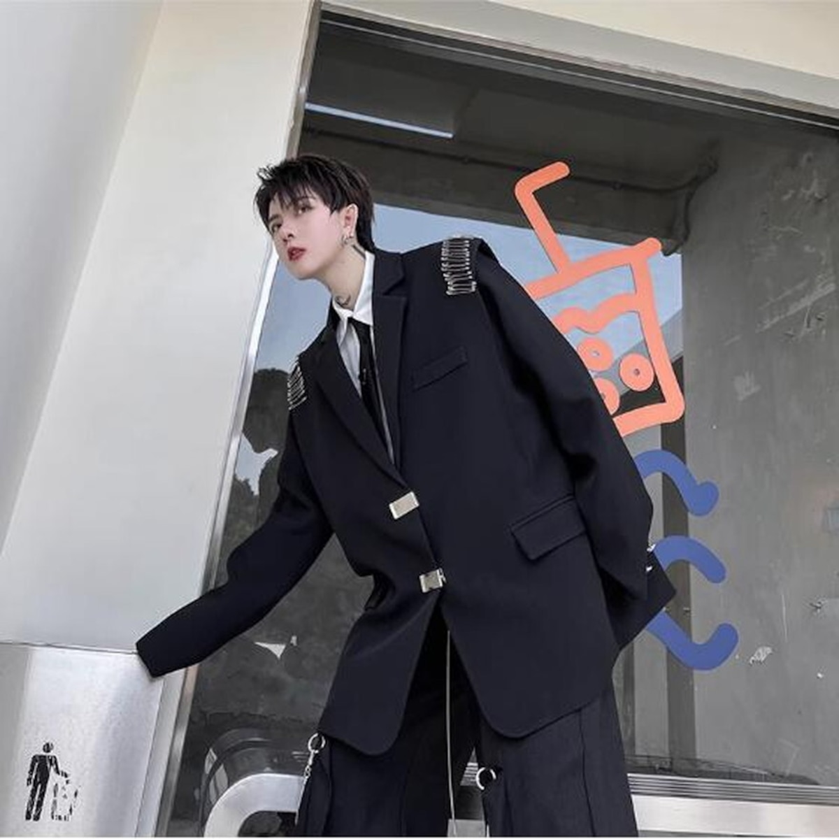 オリジナル 地雷系男子フリーアイコン - 星のイラスト - pixiv