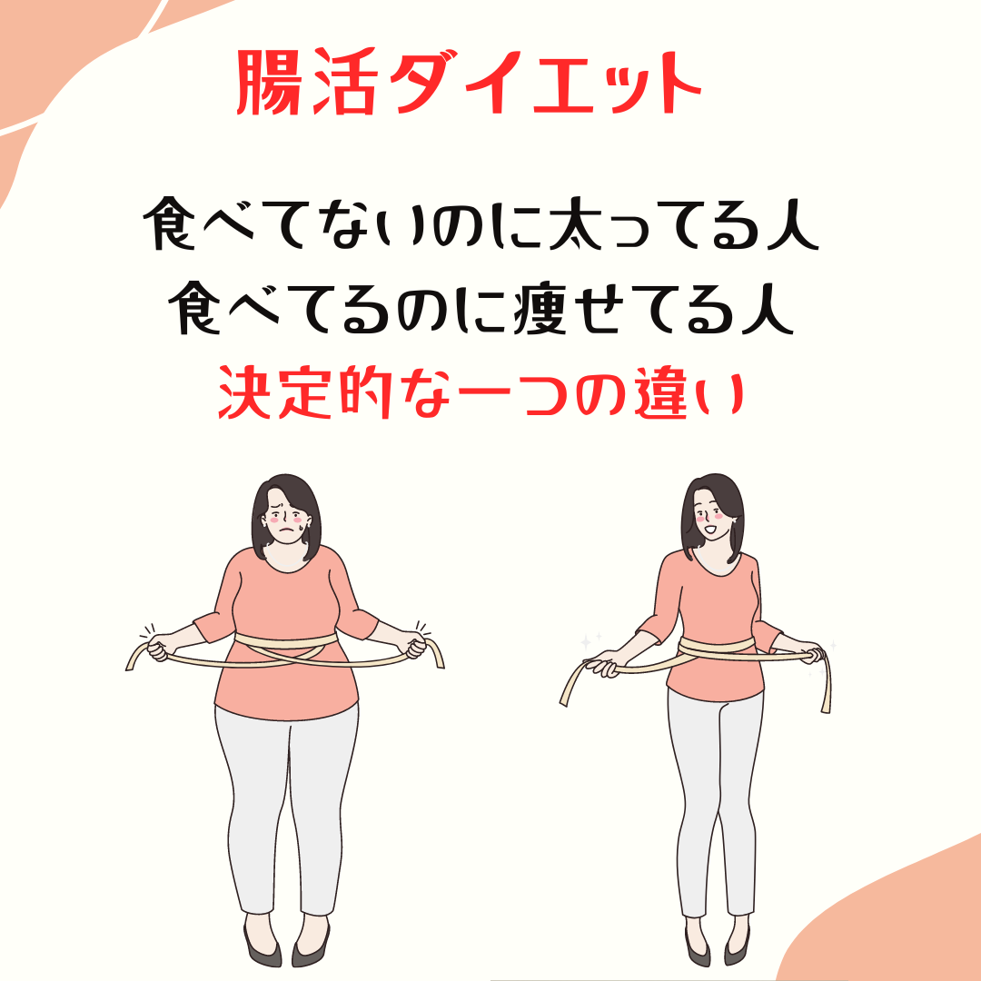 食べてないのに太ってる人と食べてるのに痩せてる人の決定的な一つの違い