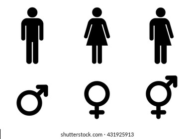 男 女 記号：イラスト無料