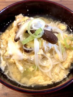 風邪の予防にネギと生姜たっぷりの鶏出汁にゅうめん