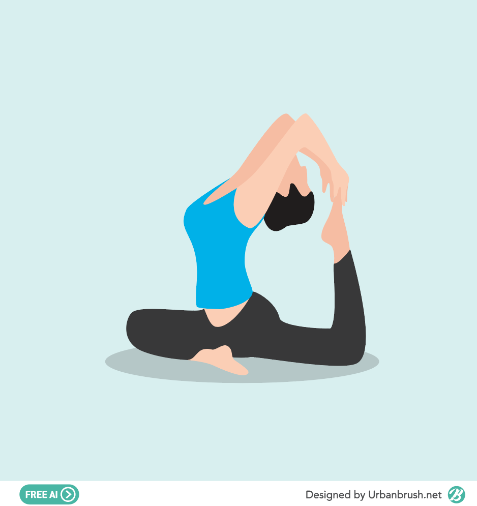 椅子のポーズ Utkatasana ヨガポーズを練習する若い女性 女性のトレーニングフィットネス 有酸素運動や演習 ベクターイラスト ストックベクター©vipicreate@gmail.com 430890820