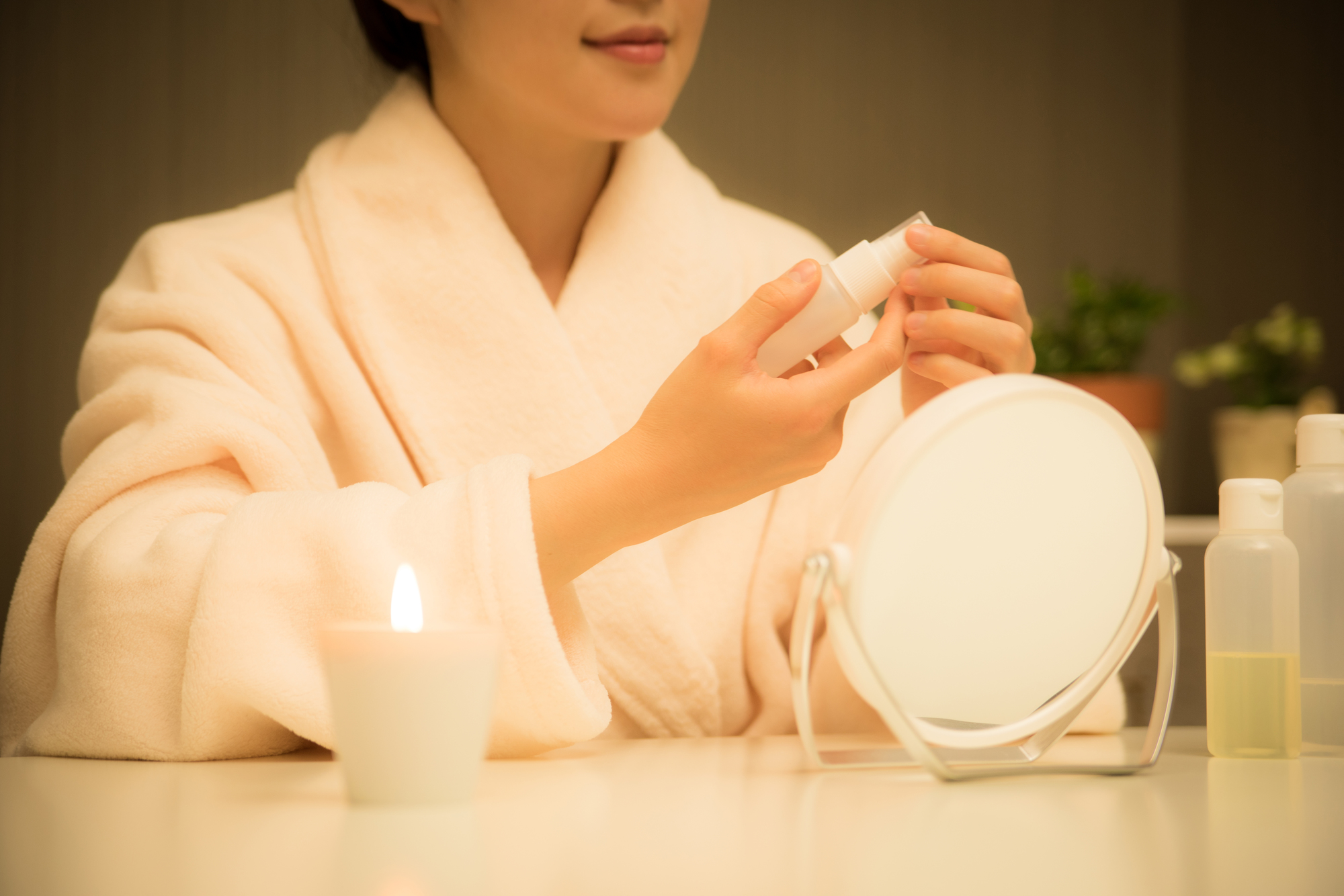 お風呂上りのバタバタ時間は子どもと一緒にスキンケア ビジュアルエディター山岡ひろ子のキレイをつくるママ時間Domani