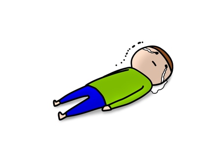 倒れてる人イラスト無料イラスト・フリー素材なら「イラストAC」