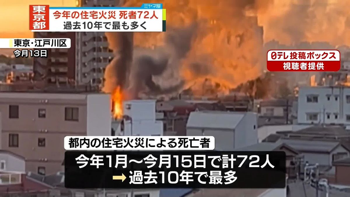 こたつ・電気ストーブ火災に注意呼びかけ 過去5年で347件発生 26件は死亡事故 2022年11月23日掲載 日テレNEWS NNN