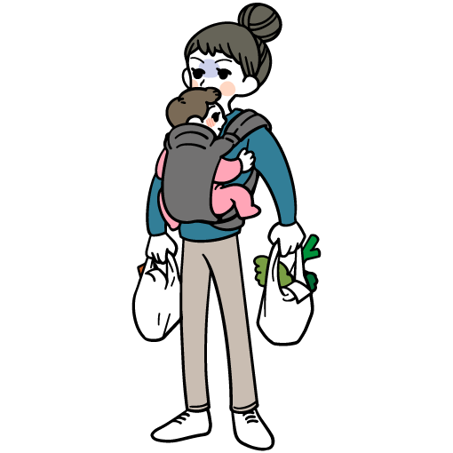 ワンオペのイラスト 女性かわいいフリー素材集 いらすとや