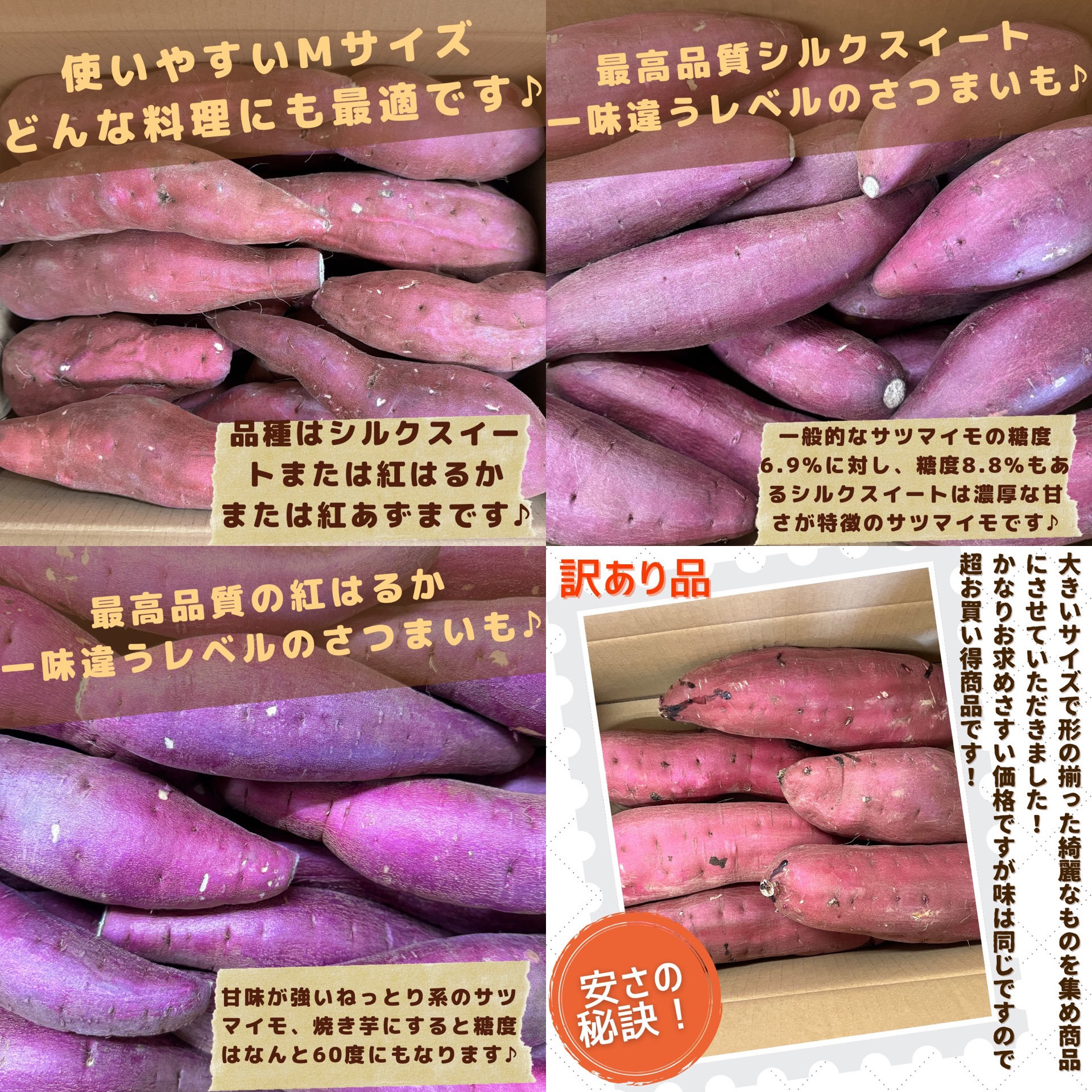 秋だからこそ堪能したい！ 加工済み紅あずま商品のご紹介 - 昭和物産株式会社
