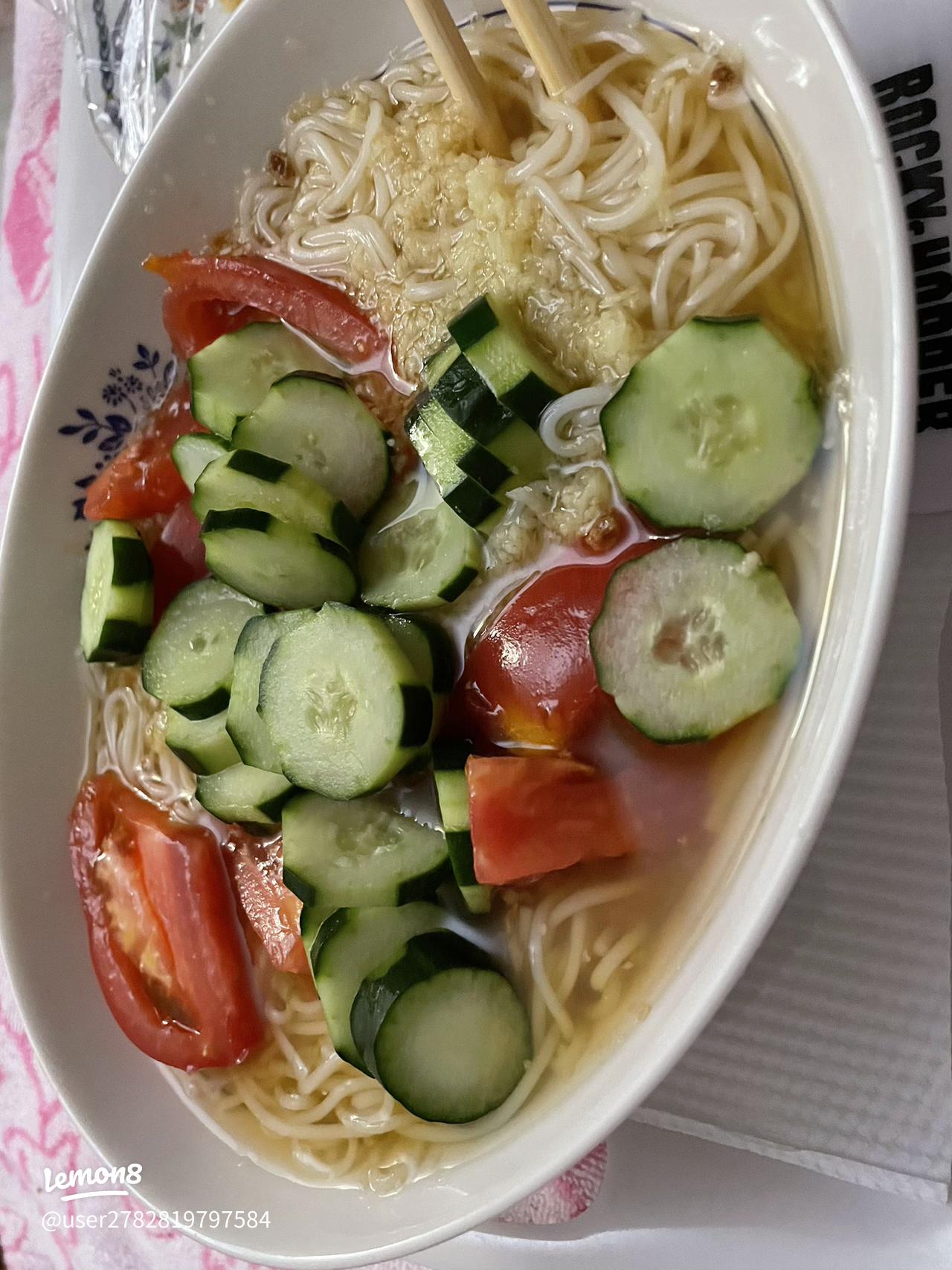 かきたまにゅう麺 生姜と長ネギ入りで風邪予防にも、風邪をひいたときにもお勧めです。くにこキッチン♡からだにやさしい、おいしいごはん