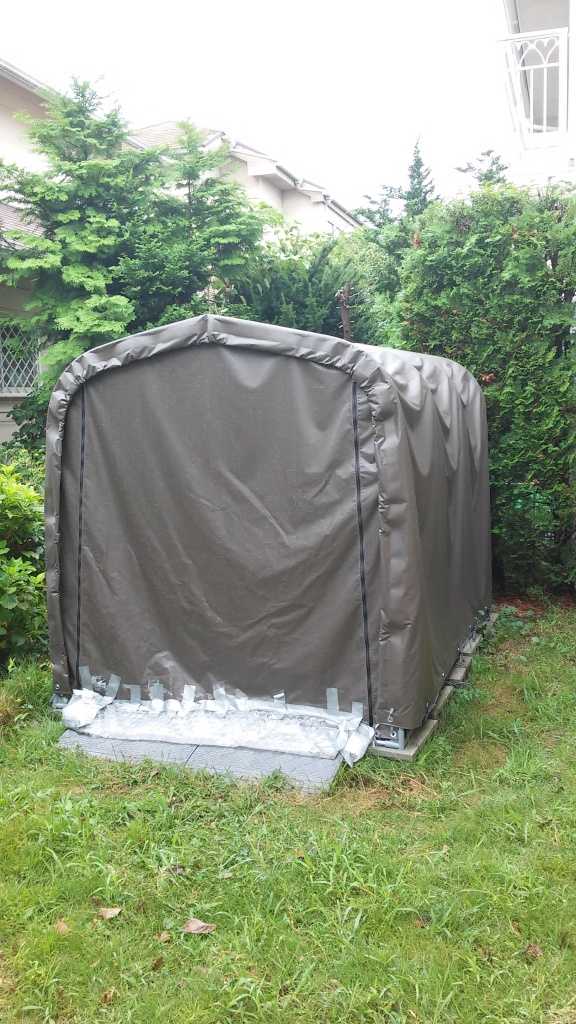 台風対策も サイクルハウスおすすめ9選 自転車置き場が飛ばない方法も紹介イエコレクション iecolleインテリア、雑貨情報が満載のWEBメディア